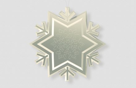 Снежинка-платина