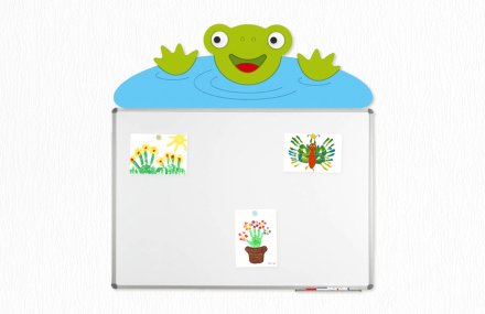 Декорация для магнитной доски 120х90см "Жабка"