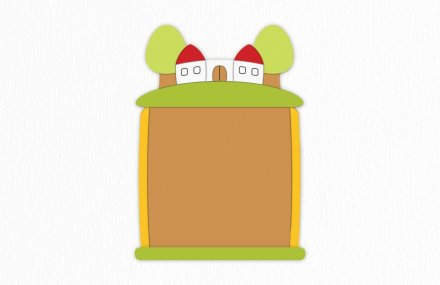 Пробковая доска "На ферме" 78х109 см