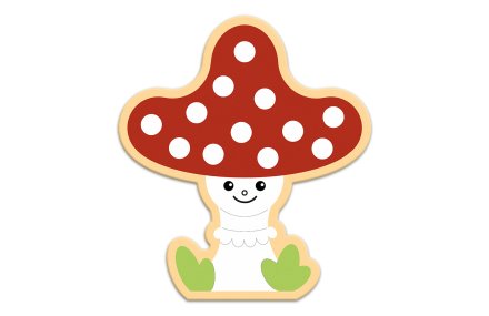 Декорация "Мухоморчик" 41х46 см