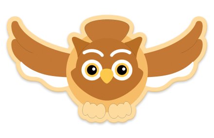 Декорация "Сова" 65х35 см