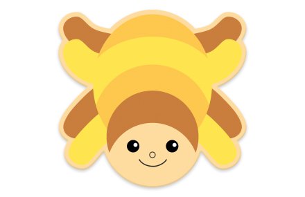 Декорация "Паук Карел" 60х57 см