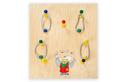 Развивающая панель «Меткий кольцеброс»