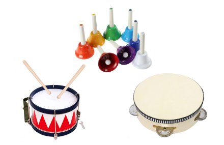 Комплект детских музыкальных инструментов №4. Для средних и старших групп.