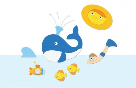 Комплект декораций "Морские приключения"