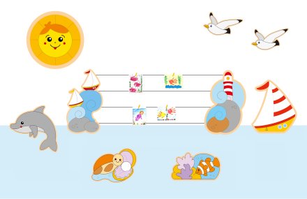 Комплект декораций "У маяка"