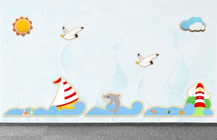 Комплект декораций "На волнах"