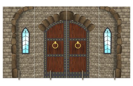 Двусторонняя декорация "Замок" 