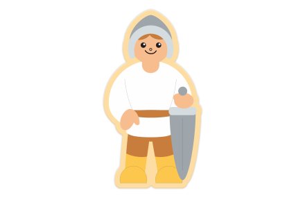  Декорация "Богатырь" 51х92 см