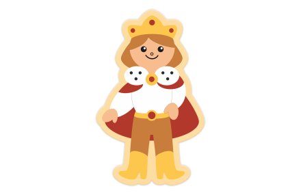 Декорация "Король" 51х82 см