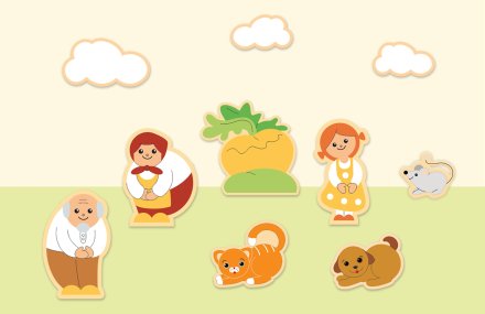 Комплект декораций "Репка"