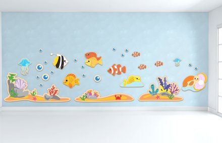 Комплект декораций "Под водой"