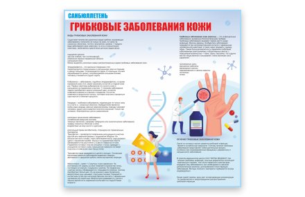 Стенд "Грибковые заболевания кожи"
