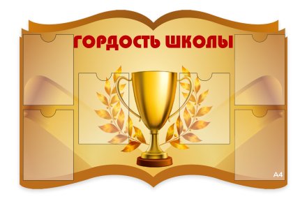 Стенд "Гордость школы"
