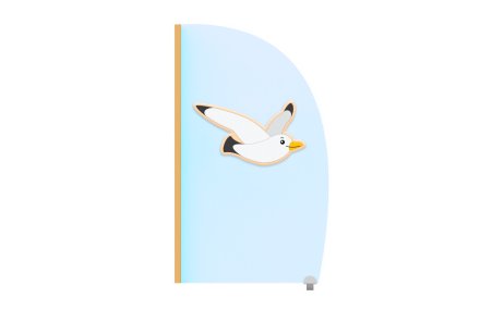 Перегородка "Чайка" 60х104 см