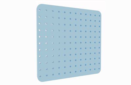 Декоративная панель с перфорацией 50х50 см