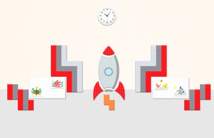 Композиция для зоны рекреации "Космодром"