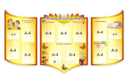 Композиция стендов "Методический вестник"