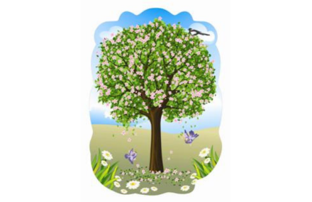 Декорация «Дерево весной» 