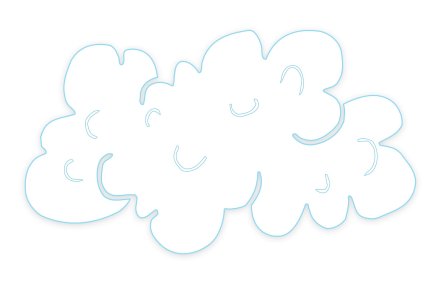 Декоративный элемент "Облачко"