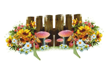 Декорация для утренников "Забор"