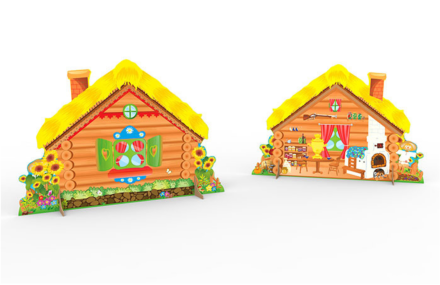 Декорация "Избушка" 2-х сторонняя