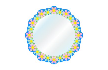 Зеркало "Цветочки"
