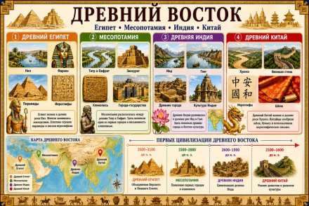 Учебный стенд для кабинета истории «Древний Восток»
