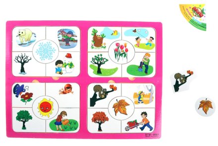 Рамка вкладыш "Времена года" (2 шт.)