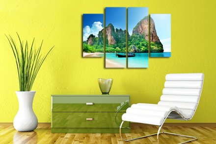 Модульная картина "Остров"