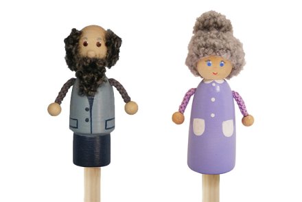 Пальчиковые куклы "Бабушка и Дедушка"