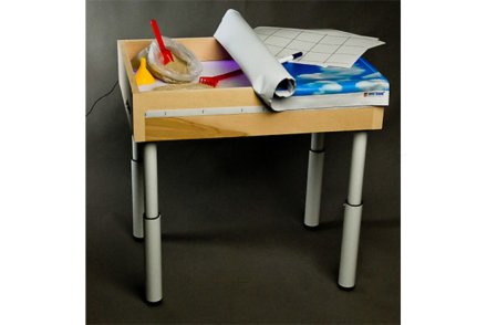 Игровой набор для экспериментов с песком "Песочница" (напольный, бук)