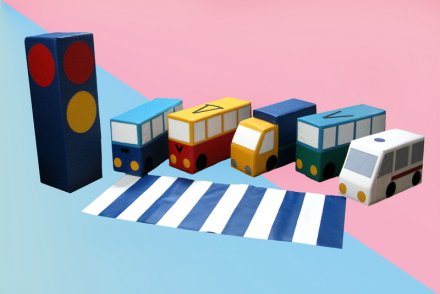 Комплект контурных игрушек "Автопарк"