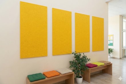 Комплект акустических войлочных стендов "Яркая перемена"