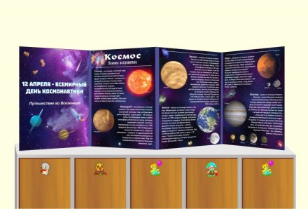 Папка-передвижка "День космонавтики"