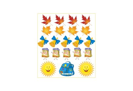 Комплект интерьерных наклеек "1 Сентября!"