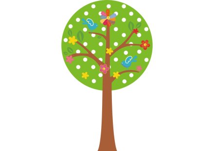 Наклейка интерьерная "Дерево"