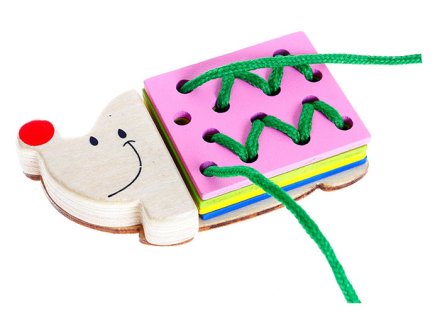 Шнуровка Изучаем фигуры "Ёжик" (2 шт.)