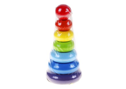 Пирамидка "Колечки", 7 элементов
