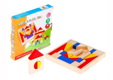 Конструктор "Строим город" на толстом основании (2 шт.)