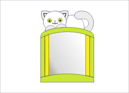 Зеркало "Котик"