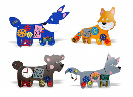 Настенный развивающий комплекс «Лесные жители» №2