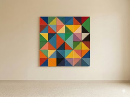 Комплект акустических войлочных стендов "Игра треугольников"