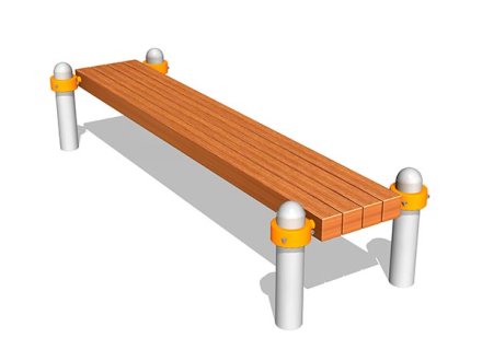 Скамья гимнастическая БВА2000