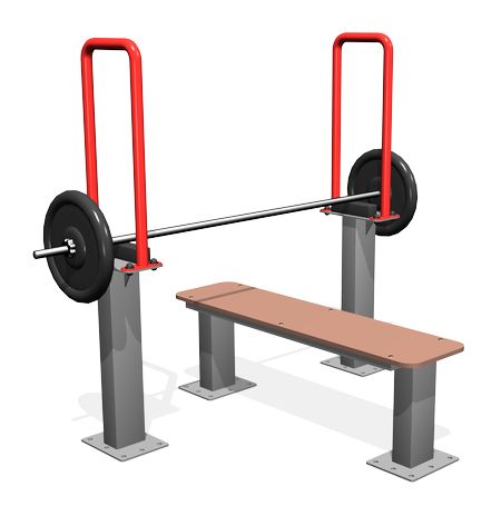 Уличный тренажер «Жим лежа» Т070Z