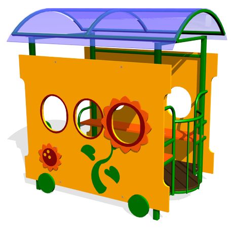 Игровой макет «Вагон-Подсолнух» ИМ074Z