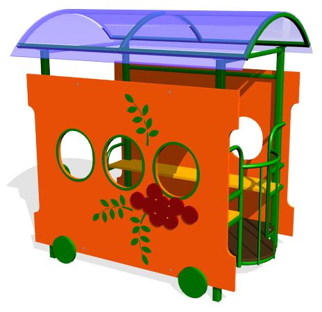 Игровой макет «Вагон-Рябинка» ИМ084Z