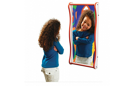 БЕЗОПАСНОЕ ЗЕРКАЛО ДЛЯ ПОДНЯТИЯ НАСТРОЕНИЯ У ДЕТЕЙ (ВЫГНУТОЕ) 1-019И