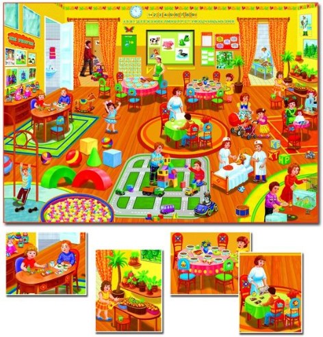 Рассказы по картинкам "В детском саду"  4660007013920