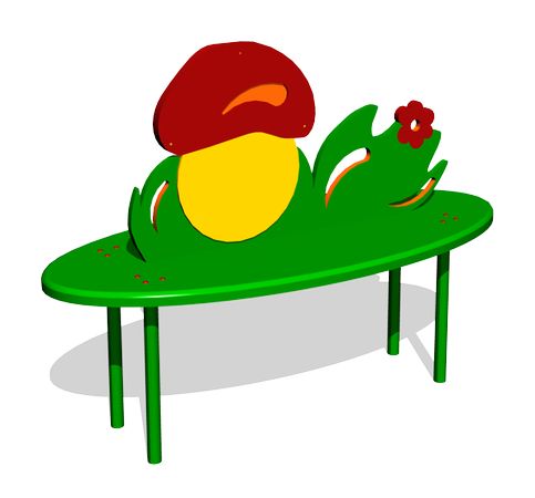 Скамейка детская «Грибок» СП089Z